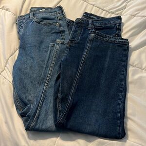 Sky high straight legs jeans lot